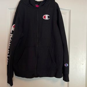 Girls champion hooded sweatshirt